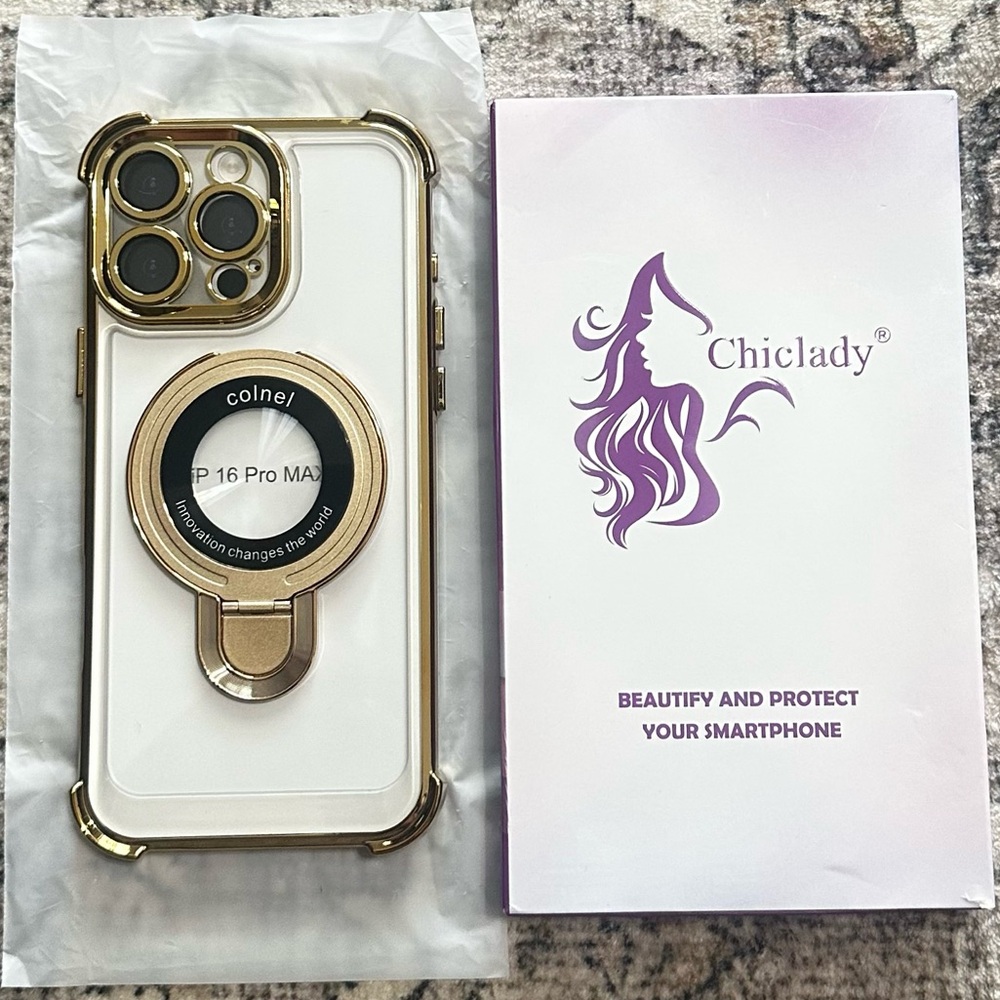 iPhone 16 Pro Max Phone Case - Gold